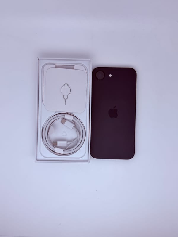 iPhone 16E 256GB Negro de Segunda Mano (Totalmente Original)