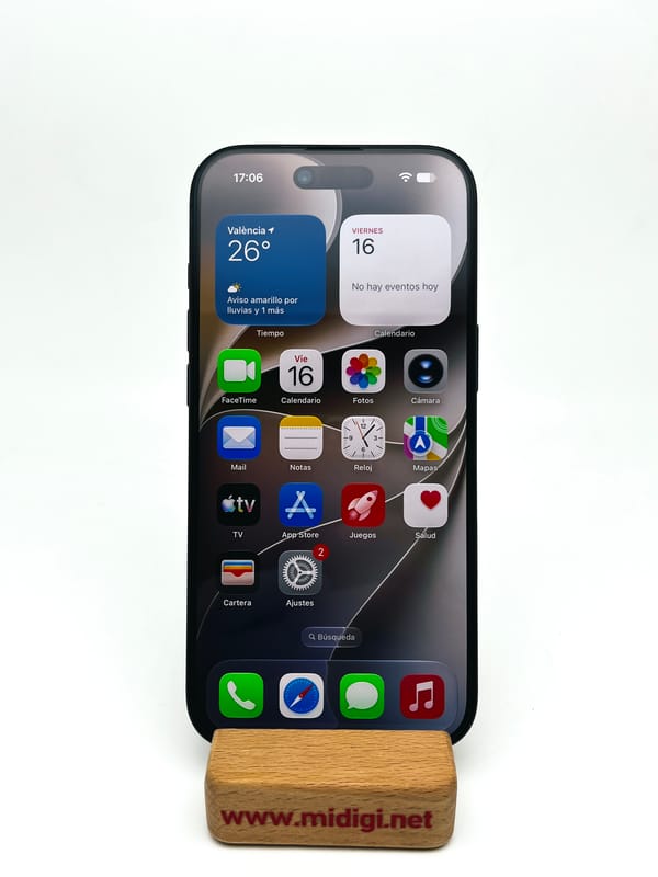 iPhone 17 Air 512GB Negro de Segunda Mano (Totalmente Original, Batería 90%+)